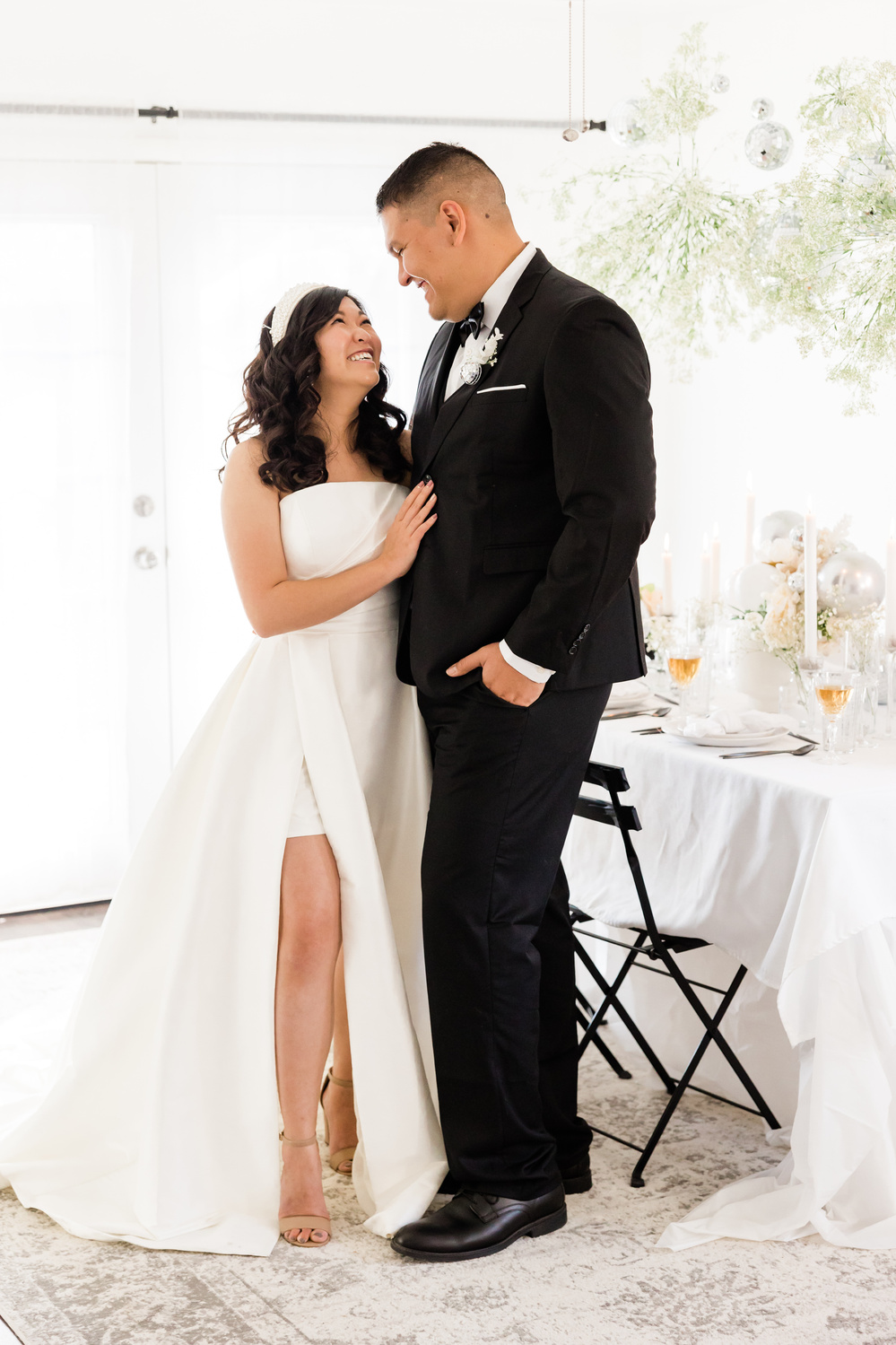 Newlywed Couple at the Reception